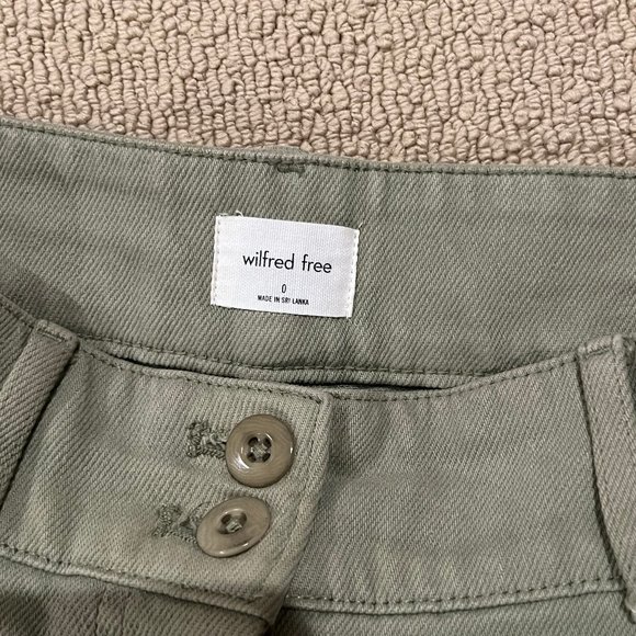 Aritzia Wilfred Free Green Modern Cargo Pant - Picture 6 of 7